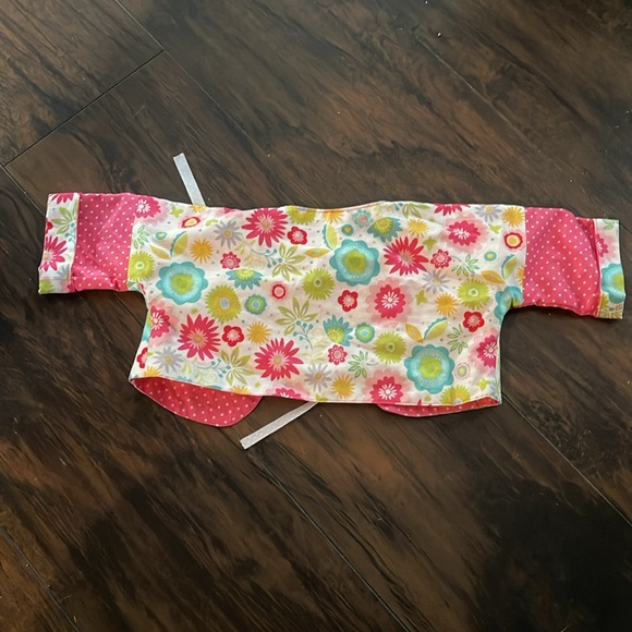 Handmade girls reversible cropped top - Picture 2 of 3